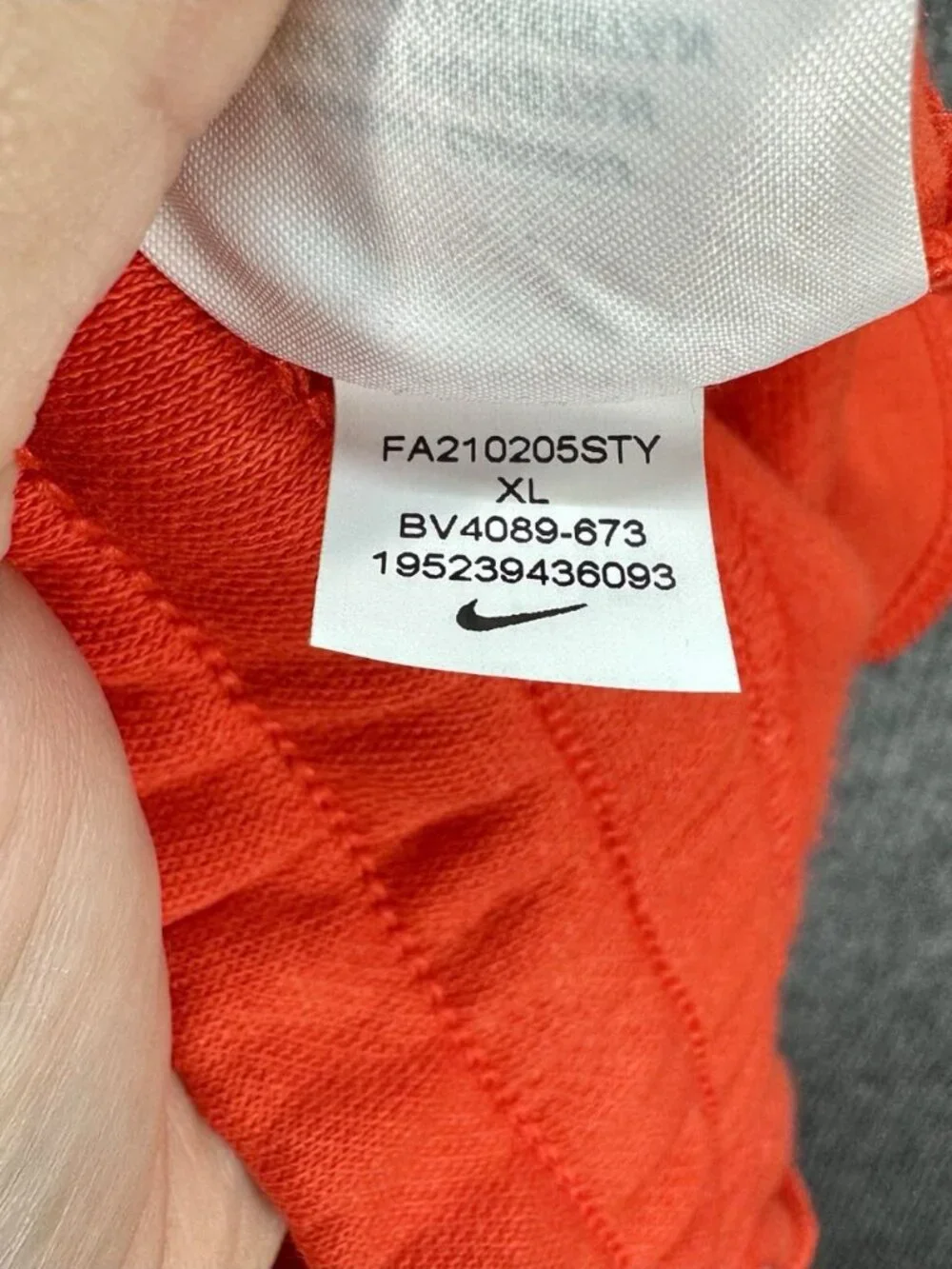 Nike Essential Fleece Sweatpants Womens XL Chile Red Tech Jogger Pants BV4089 - Picture 6 of 10